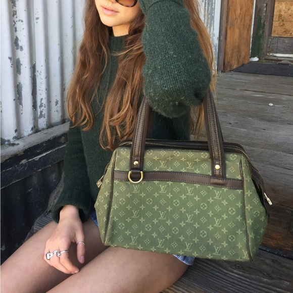 Louis Vuitton Josephine Monogram Handbag Denim - Picture 1 of 14